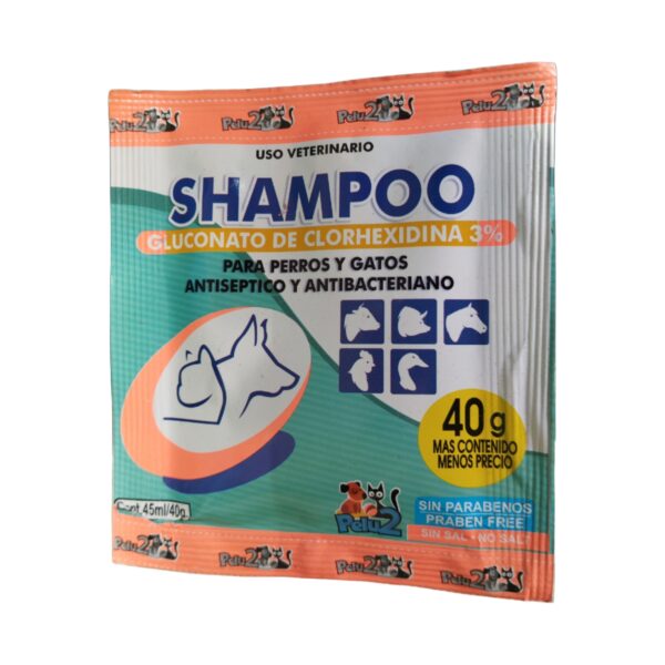 Champú Gluconato de Clorhexidina Pelu2 40ml