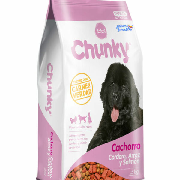 Chunky Cachorros Cordero, Arroz y Salmón